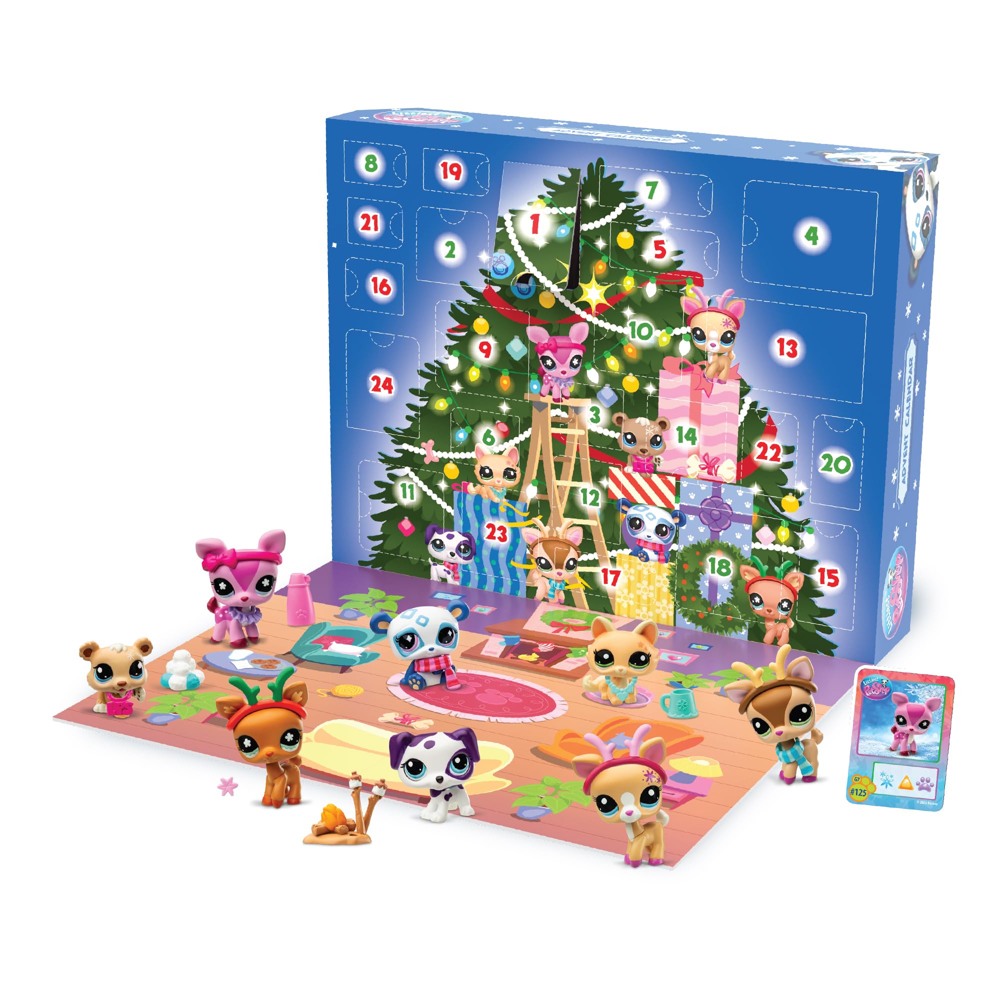 Foto 3 pulgar | Calendario De Adviento Littlest Pet Shop 2024 Lps Gen 7 Para Niños A Partir De 4 Años - Venta Internacional.