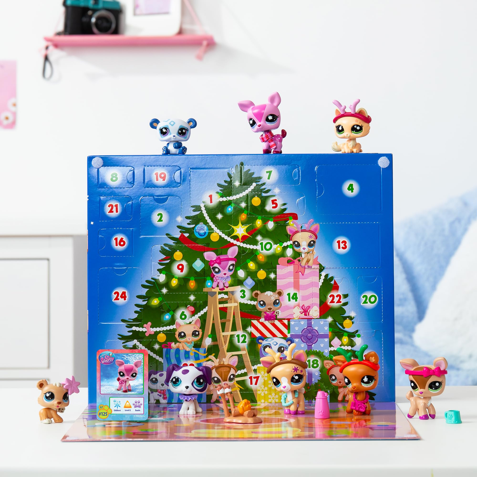 Foto 7 | Calendario De Adviento Littlest Pet Shop 2024 Lps Gen 7 Para Niños A Partir De 4 Años - Venta Internacional.