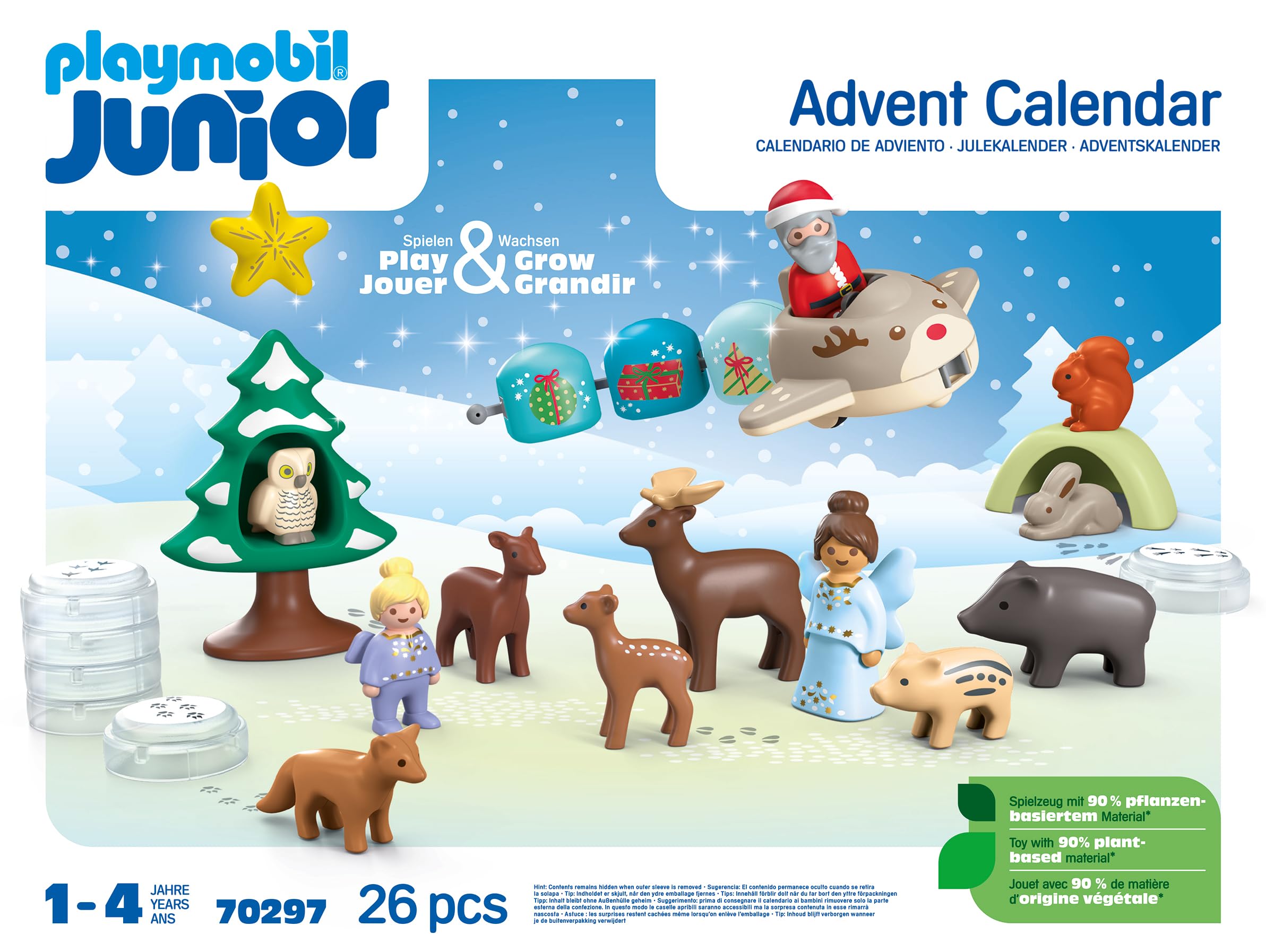 Foto 5 pulgar | Calendario De Adviento Playmobil Junior Snowy Christmas De 1 Año O Más - Venta Internacional.