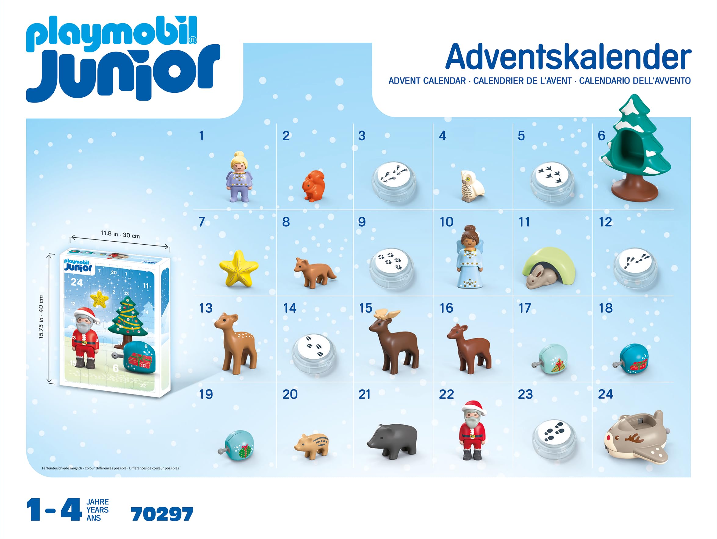 Foto 6 pulgar | Calendario De Adviento Playmobil Junior Snowy Christmas De 1 Año O Más - Venta Internacional.