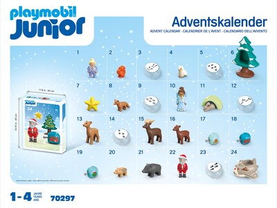 Foto 5 | Calendario De Adviento Playmobil Junior Snowy Christmas De 1 Año O Más - Venta Internacional.