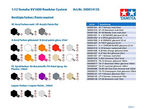 Foto 5 pulgar | Kit De Maqueta De Plástico Personalizado Tamiya 14135 1/12 P - Venta Internacional.