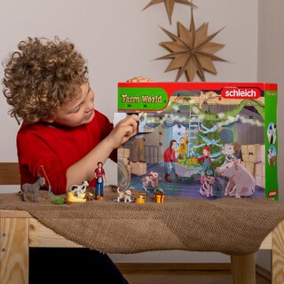 Foto 2 | Calendario De Adviento De Farm Animal Toys | Schleich Farm World 2023 - Venta Internacional.