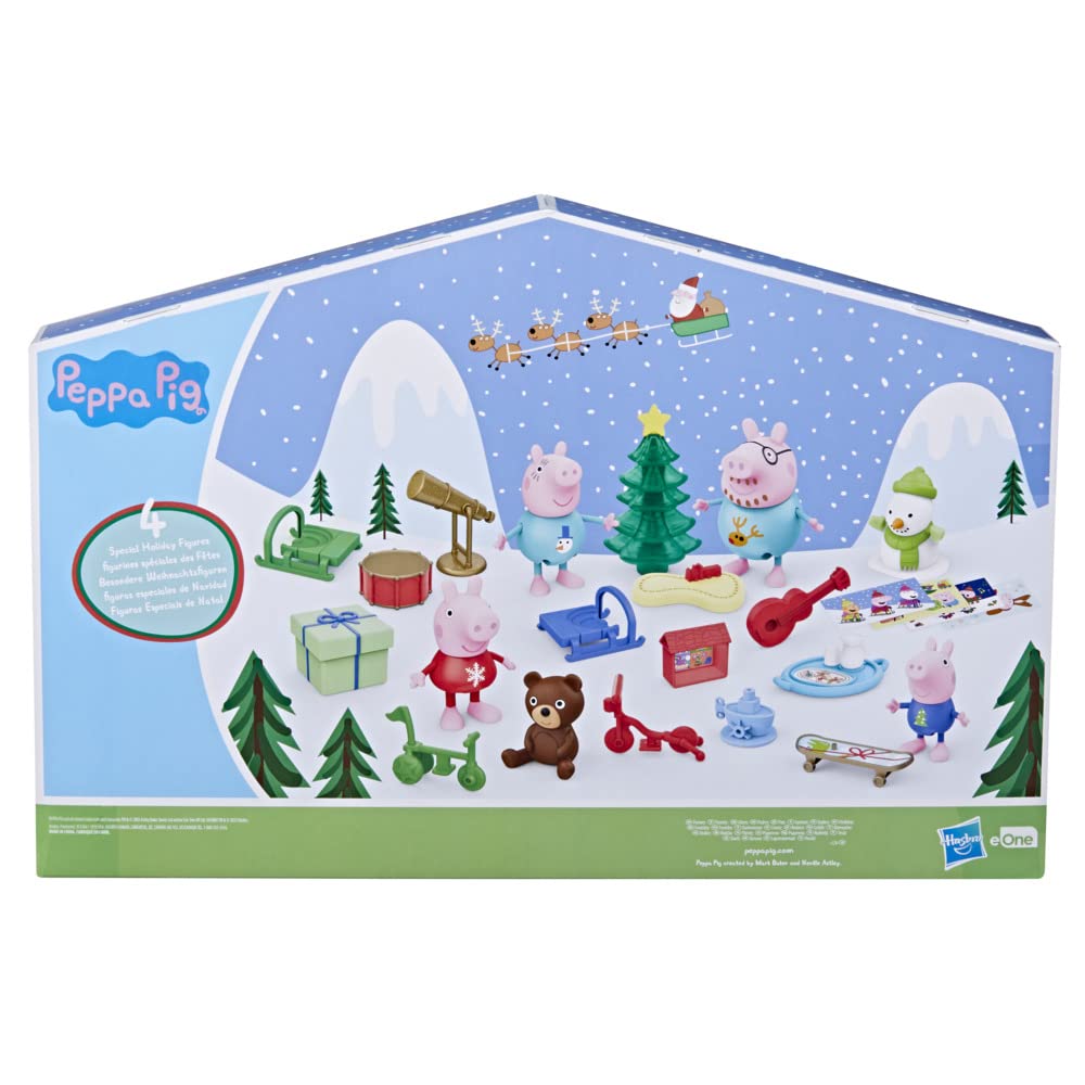 Foto 5 pulgar | Calendario De Adviento Peppa Pig Peppa's Kids Con 24 Juguetes Sorpresa - Venta Internacional.