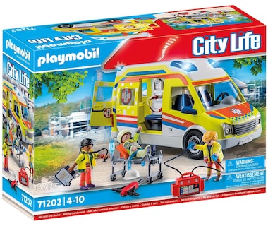 Foto 2 | Ambulancia Playmobil Ambulancia Con Luces Y Sonido - Venta Internacional.