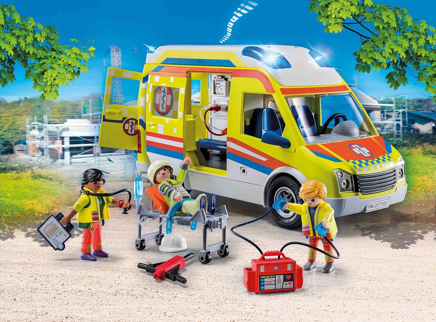 Foto 4 pulgar | Ambulancia Playmobil Ambulancia Con Luces Y Sonido - Venta Internacional.