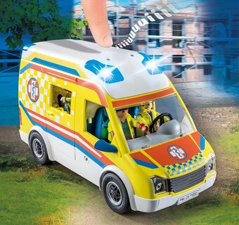 Foto 6 | Ambulancia Playmobil Ambulancia Con Luces Y Sonido - Venta Internacional.