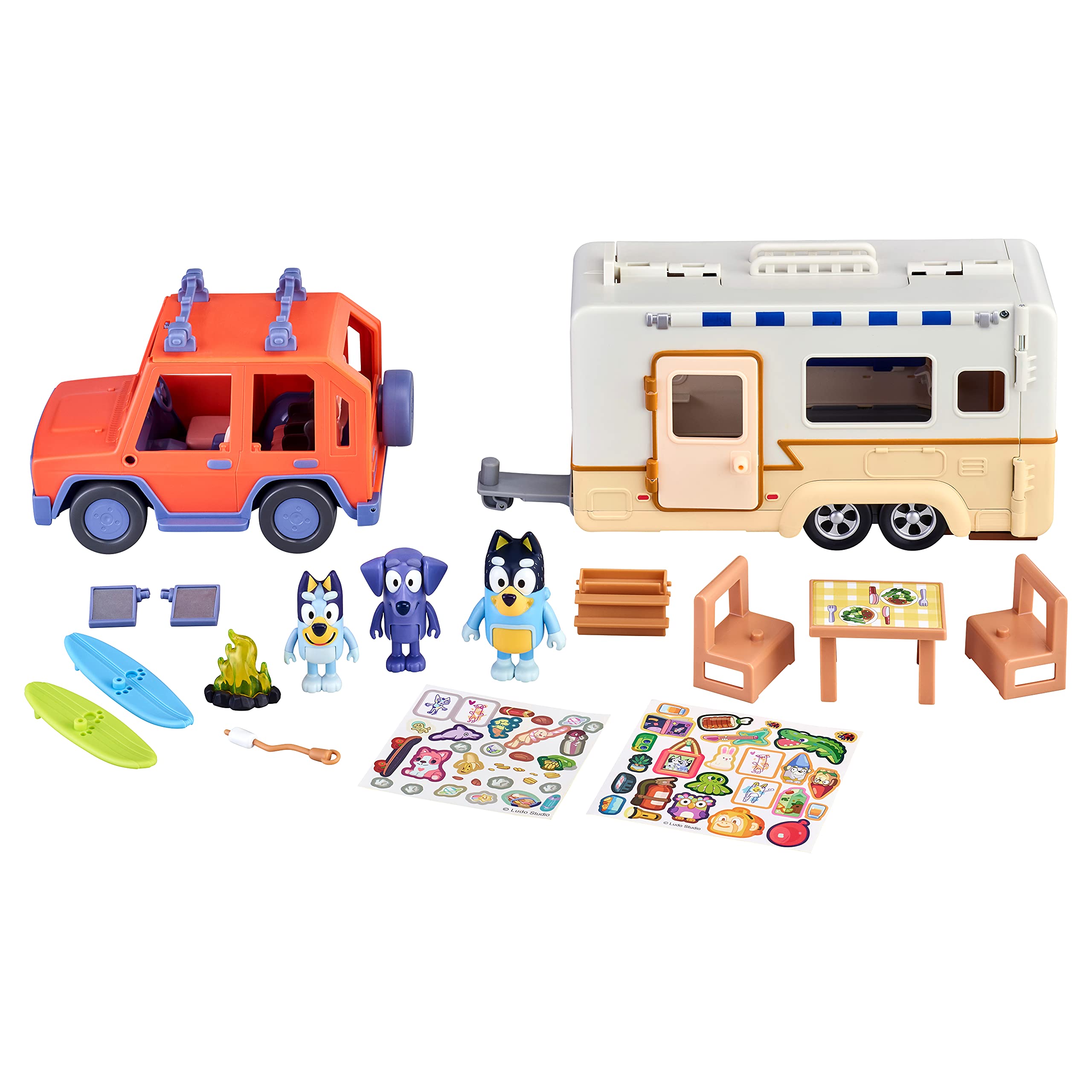 Foto 2 pulgar | Playset Caravan Bluey Ultimate Caravan Adventures +3 Figuras - Venta Internacional.