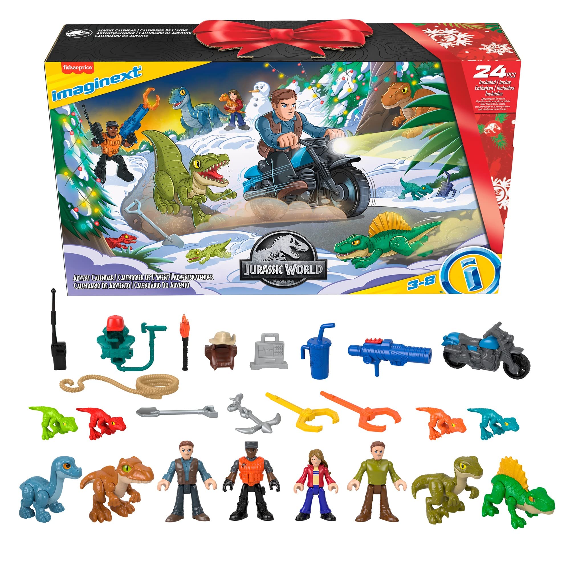 Foto 2 pulgar | Calendario Adviento Fisher-price Imaginext Jurassic World - Venta Internacional