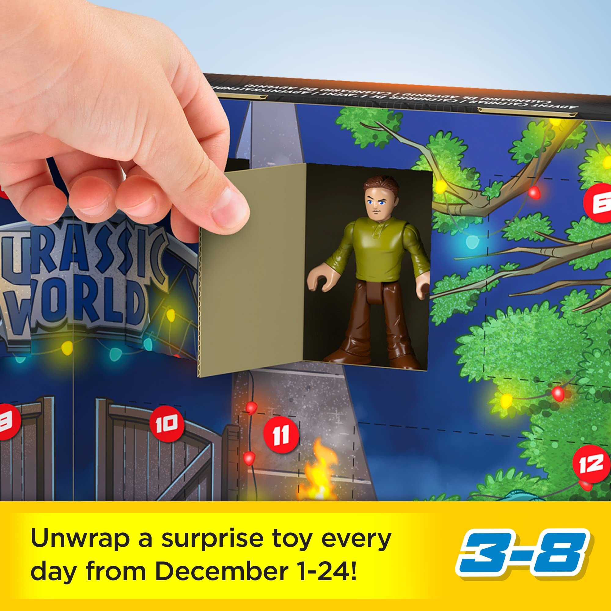 Foto 7 pulgar | Calendario Adviento Fisher-price Imaginext Jurassic World - Venta Internacional