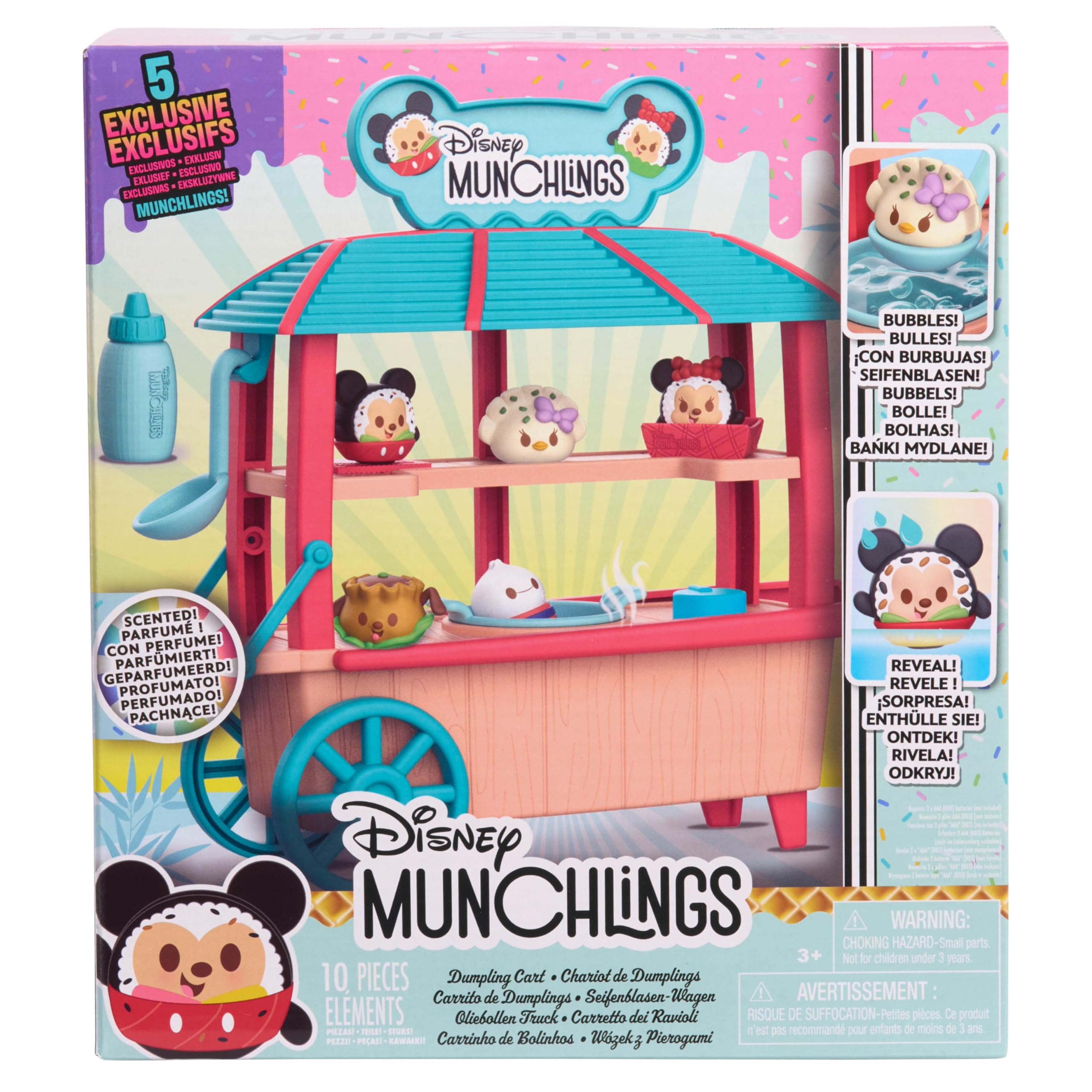 Foto 7 pulgar | Carrito De Albóndigas Toy Playset Just Play Disney Munchlings, 11 Piezas - Venta Internacional.