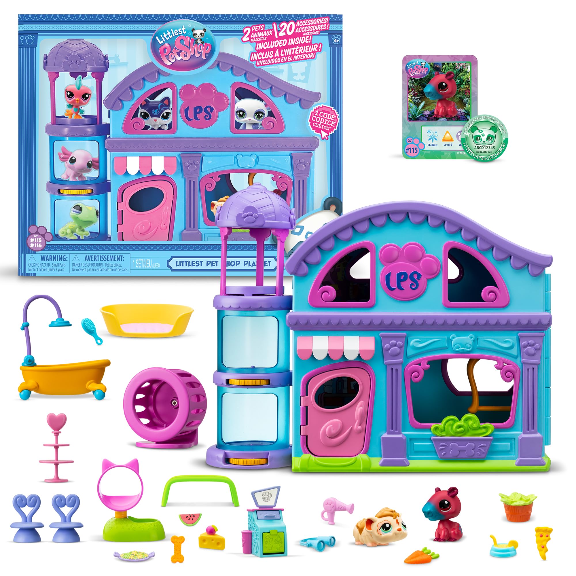 Foto 2 pulgar | Playset Littlest Pet Shop Lps Gen 7 Con Acceso Para 2 Mascotas +20. - Venta Internacional.