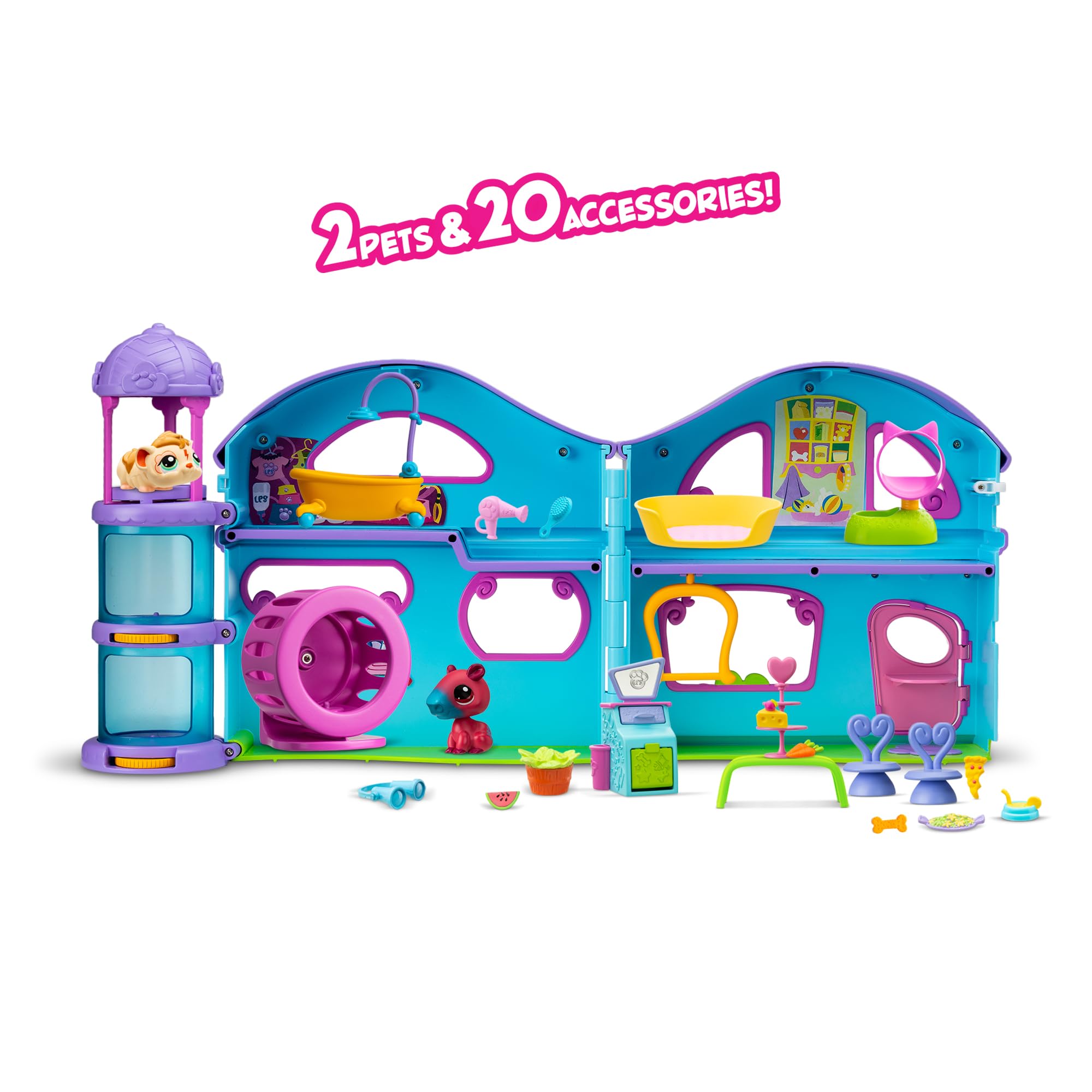 Foto 5 pulgar | Playset Littlest Pet Shop Lps Gen 7 Con Acceso Para 2 Mascotas +20. - Venta Internacional.