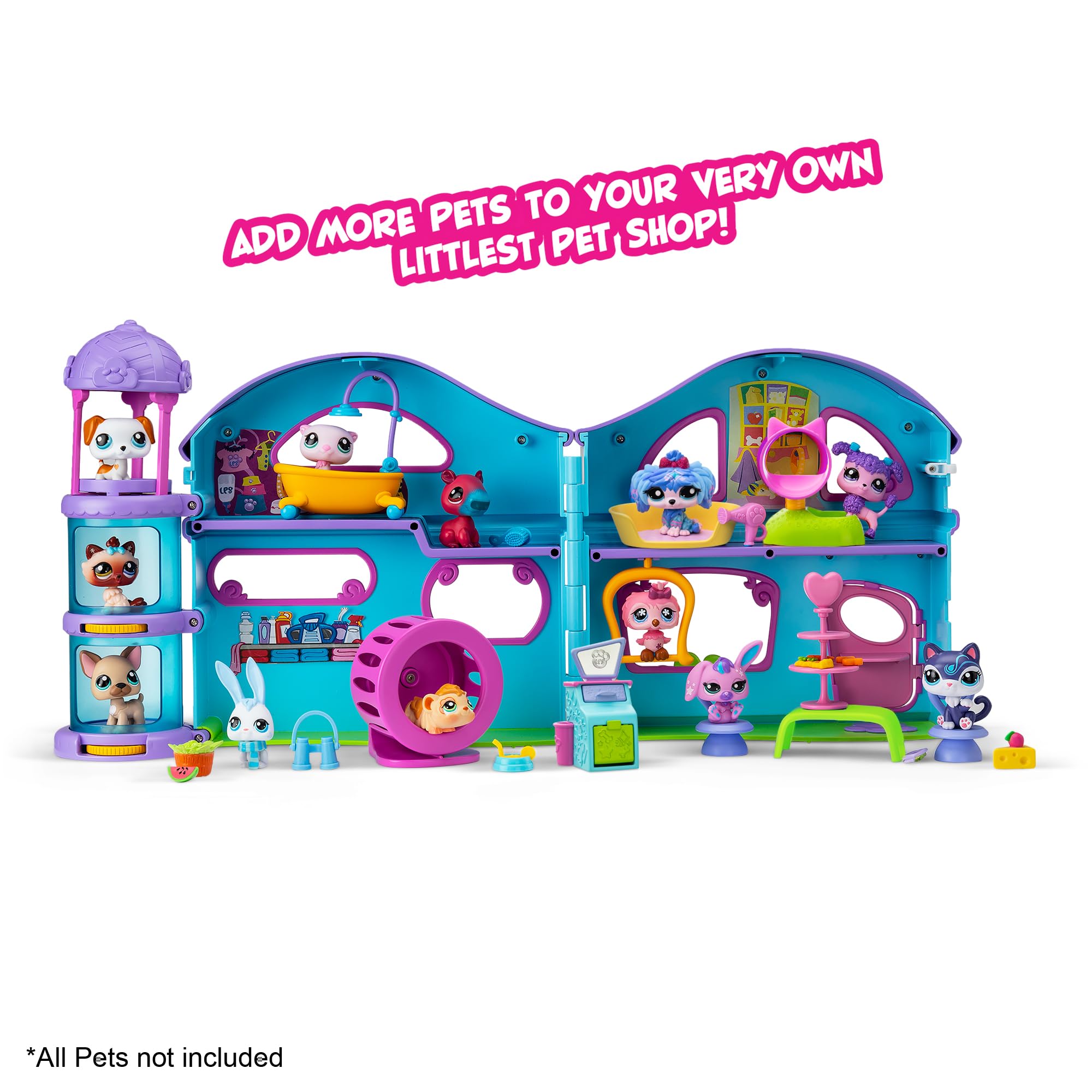 Foto 5 | Playset Littlest Pet Shop Lps Gen 7 Con Acceso Para 2 Mascotas +20. - Venta Internacional.