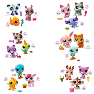Foto 2 | Toy Littlest Pet Shop Pet Surprise, Paquete De 3 Unidades, Serie 2, Generación 7 - Venta Internacional.