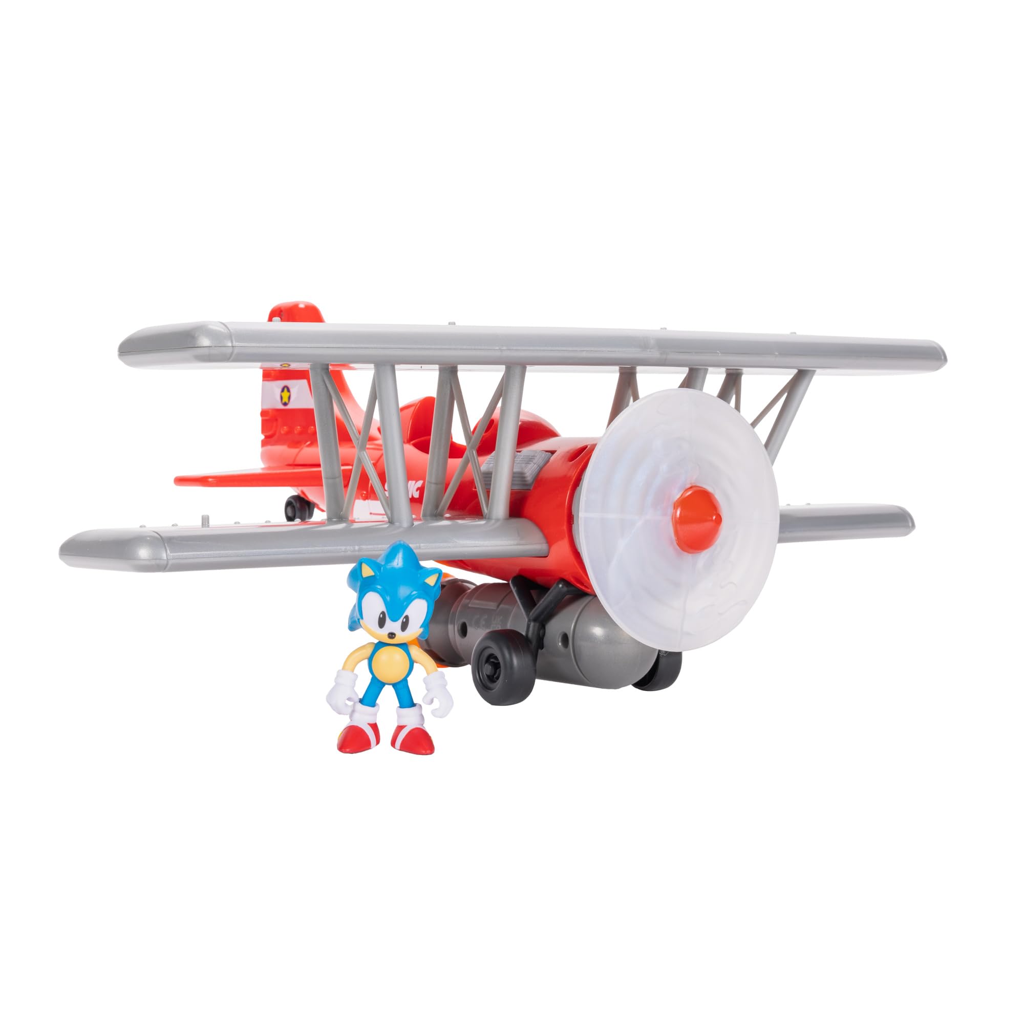 Playset Sonic The Hedgehog Tornado Biplane Con Figura De Sonic - Venta Internacional.