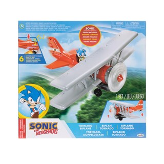 Foto 4 | Playset Sonic The Hedgehog Tornado Biplane Con Figura De Sonic - Venta Internacional.