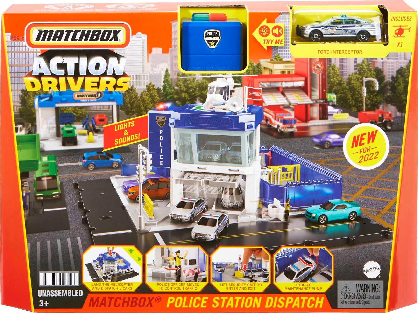 Foto 7 pulgar | Toy Cars Playset Matchbox Action Drivers Comisaría De Policía - Venta Internacional.