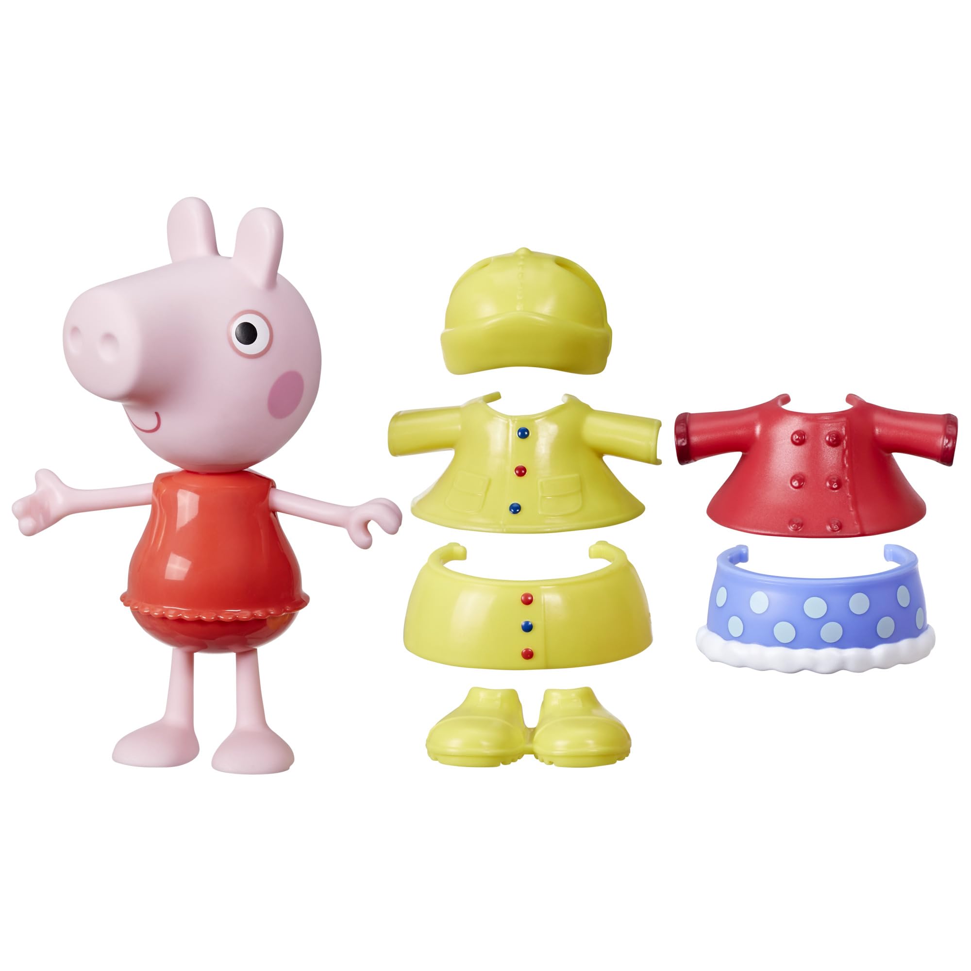 Figura De Peluche Peppa Pig De 15 Cm Con 6 Accesorios De Moda Para Mayores De 3 - Venta Internacional.