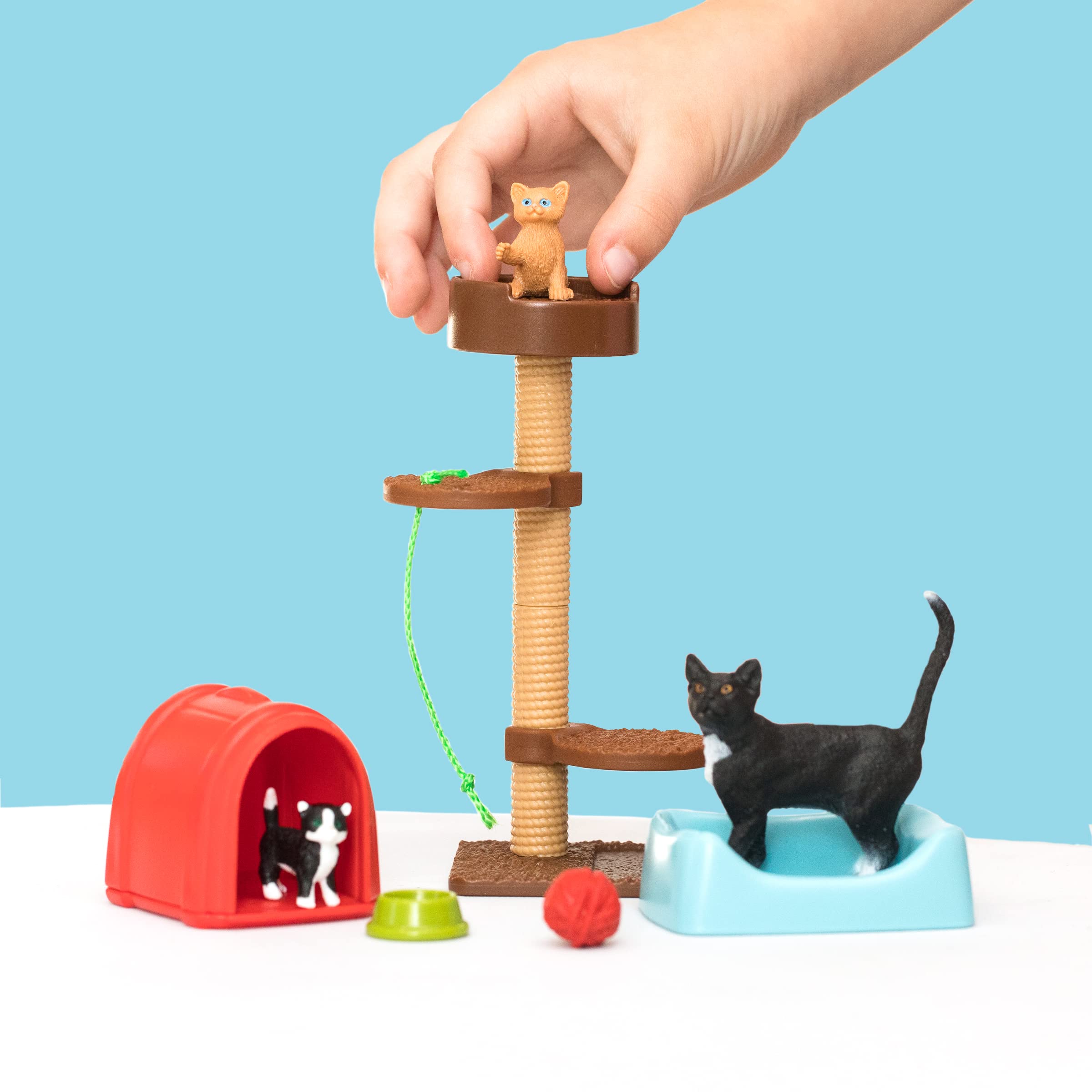 Foto 4 pulgar | Set De Juguetes Para Animales Schleich Farm World Para Gatos Y Gatitos, 9 Piezas - Venta Internacional.