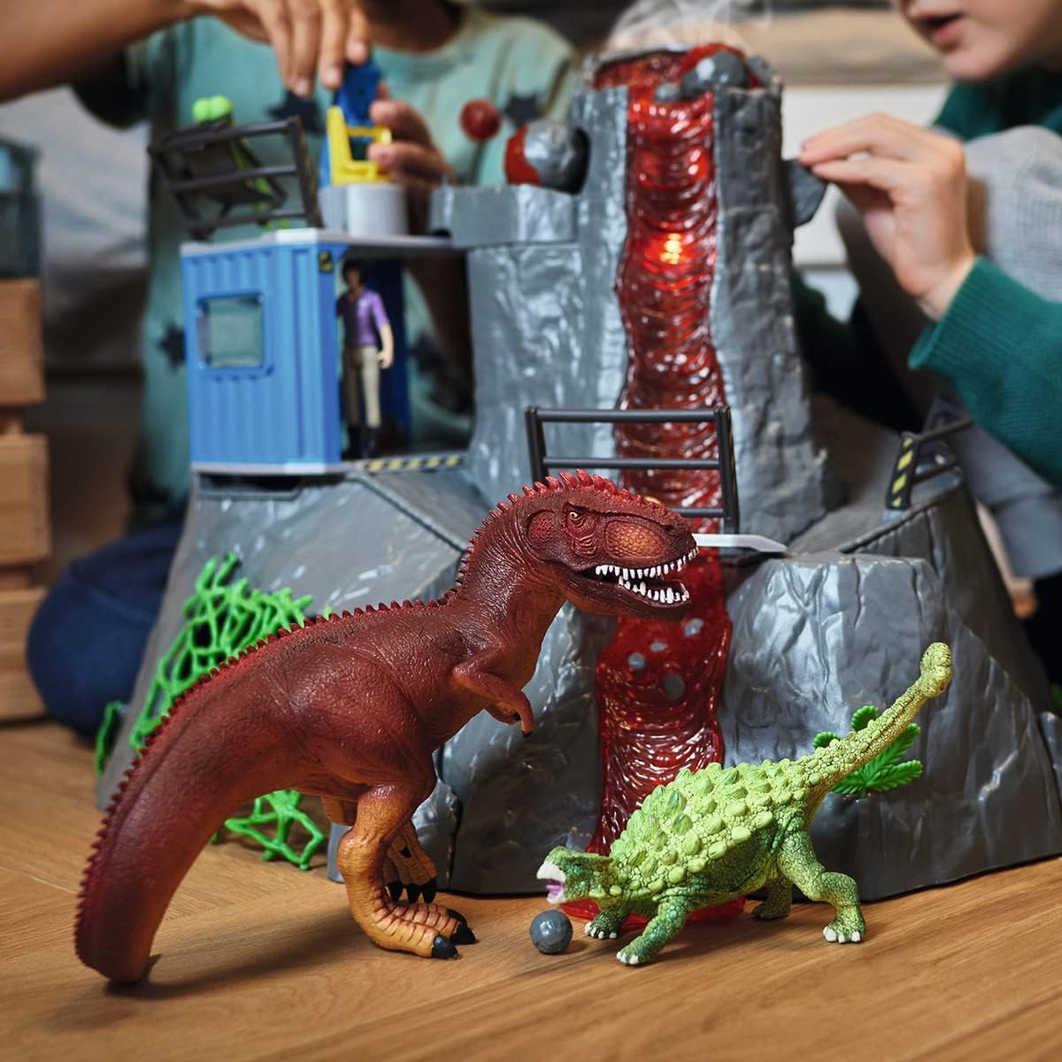 Foto 3 pulgar | Playset Schleich Dinosaurs Volcano Expedition Base Camp Con Led Volcano - Venta Internacional.