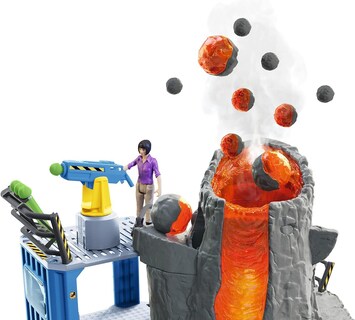 Foto 5 | Playset Schleich Dinosaurs Volcano Expedition Base Camp Con Led Volcano - Venta Internacional.