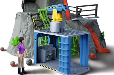 Foto 7 | Playset Schleich Dinosaurs Volcano Expedition Base Camp Con Led Volcano - Venta Internacional.