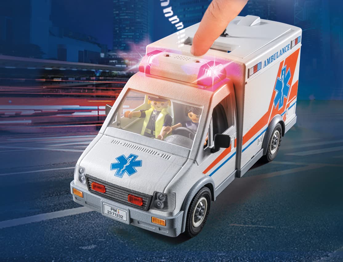 Foto 6 pulgar | Ambulancia Playmobil Con Accesorios Y 3 Figuras - Venta Internacional.