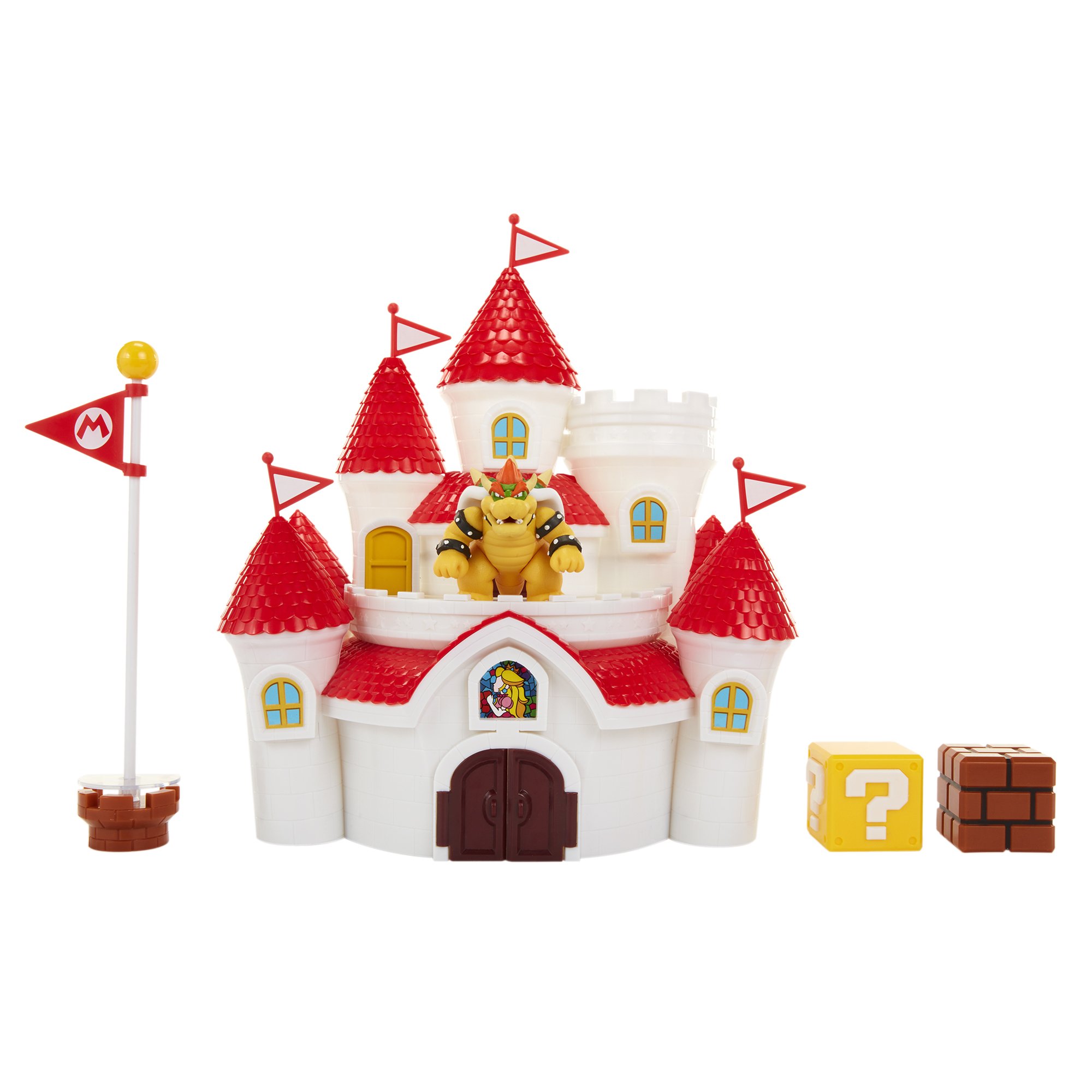 Foto 3 pulgar | Playset Nintendo Super Mario Mushroom Kingdom Castle Con Bowser - Venta Internacional.