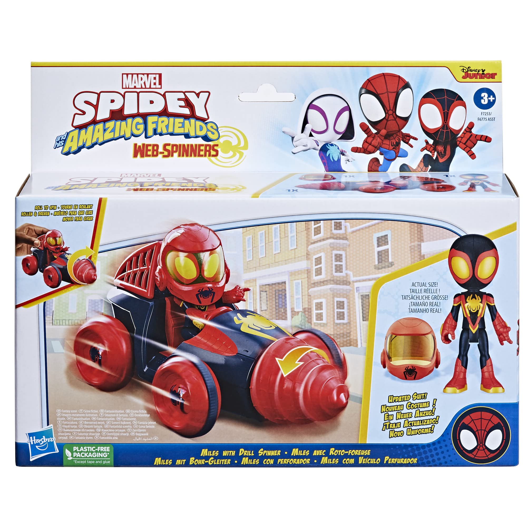 Foto 3 pulgar | Set De Juego Toy Car Spidey Y Sus Increíbles Amigos Miles - Venta Internacional.