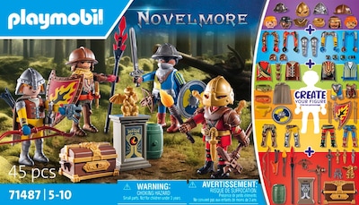 Foto 4 | Juguete Playmobil My Figures Knights Of Novelmore Con 4 Figuras - Venta Internacional.