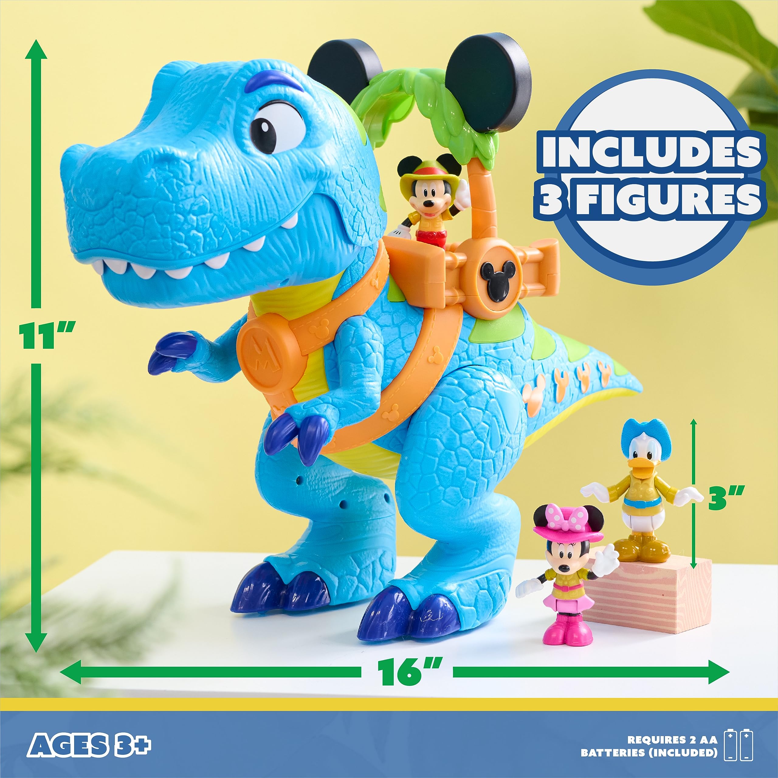 Foto 4 pulgar | Set De Juguetes Just Play Disney Junior Mickey Mouse Funhouse Dino - Venta Internacional.