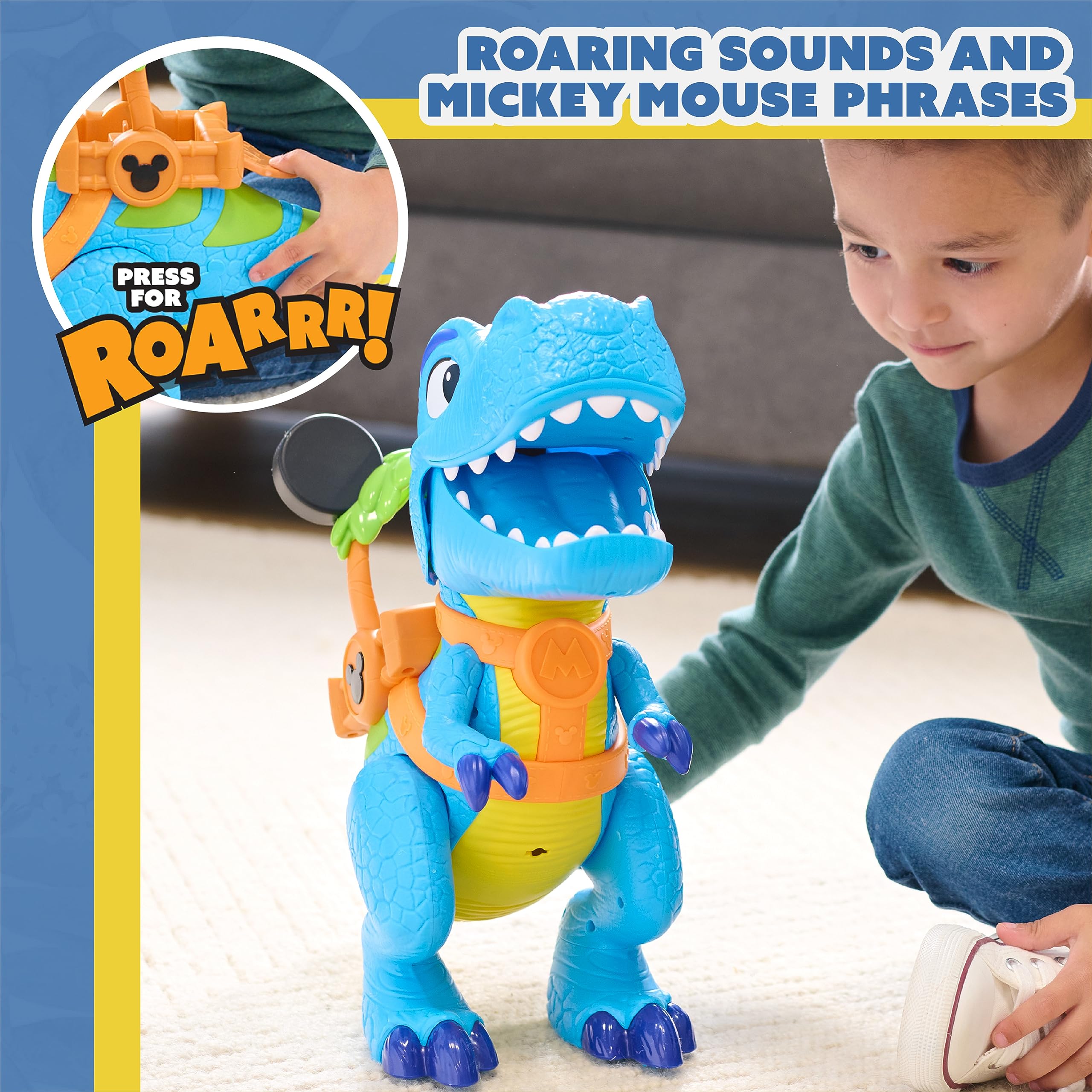 Foto 5 pulgar | Set De Juguetes Just Play Disney Junior Mickey Mouse Funhouse Dino - Venta Internacional.