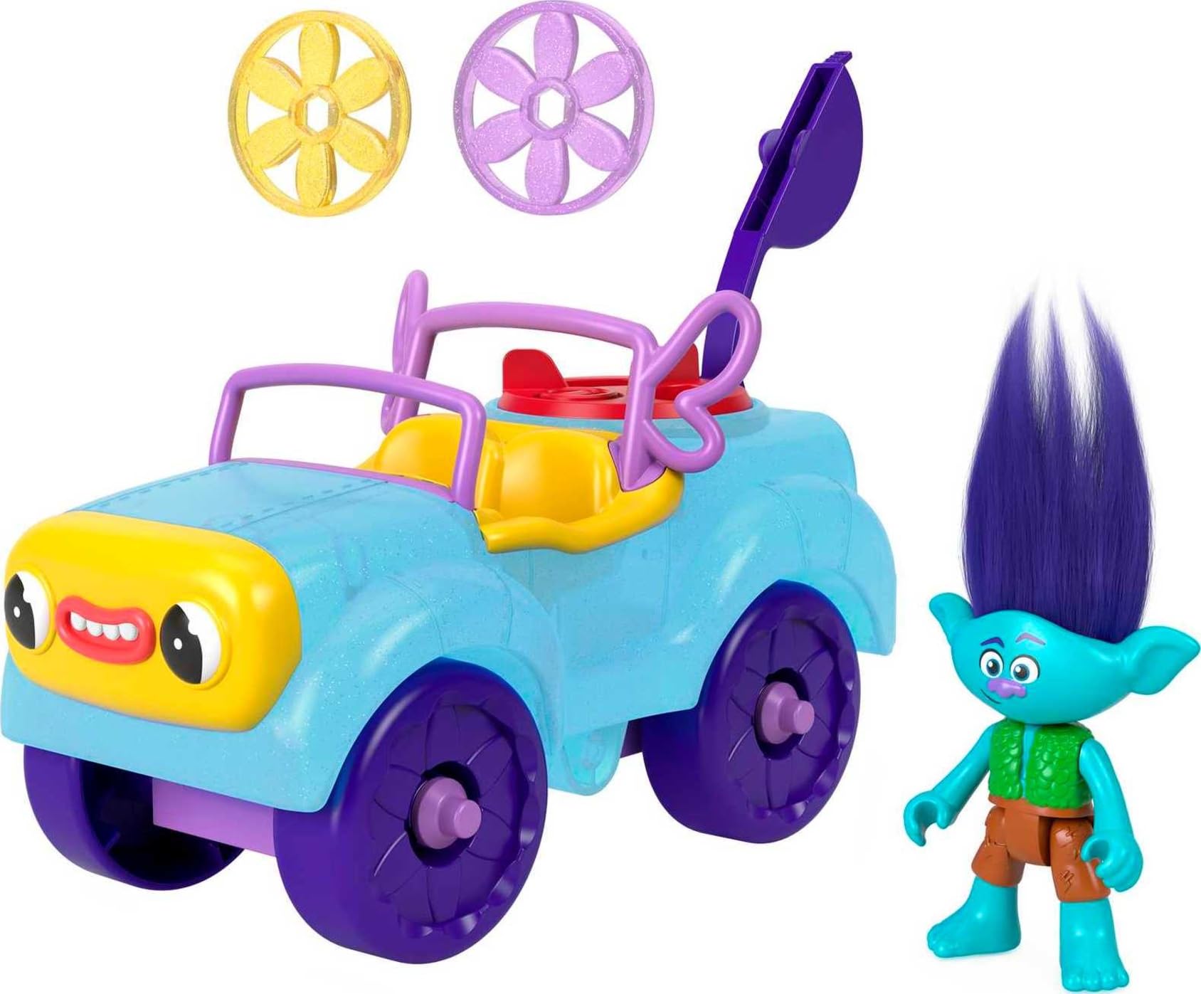 Foto 2 pulgar | Toy Fisher-price Imaginext Dreamworks Trolla El Cochecito De Branch - Venta Internacional.