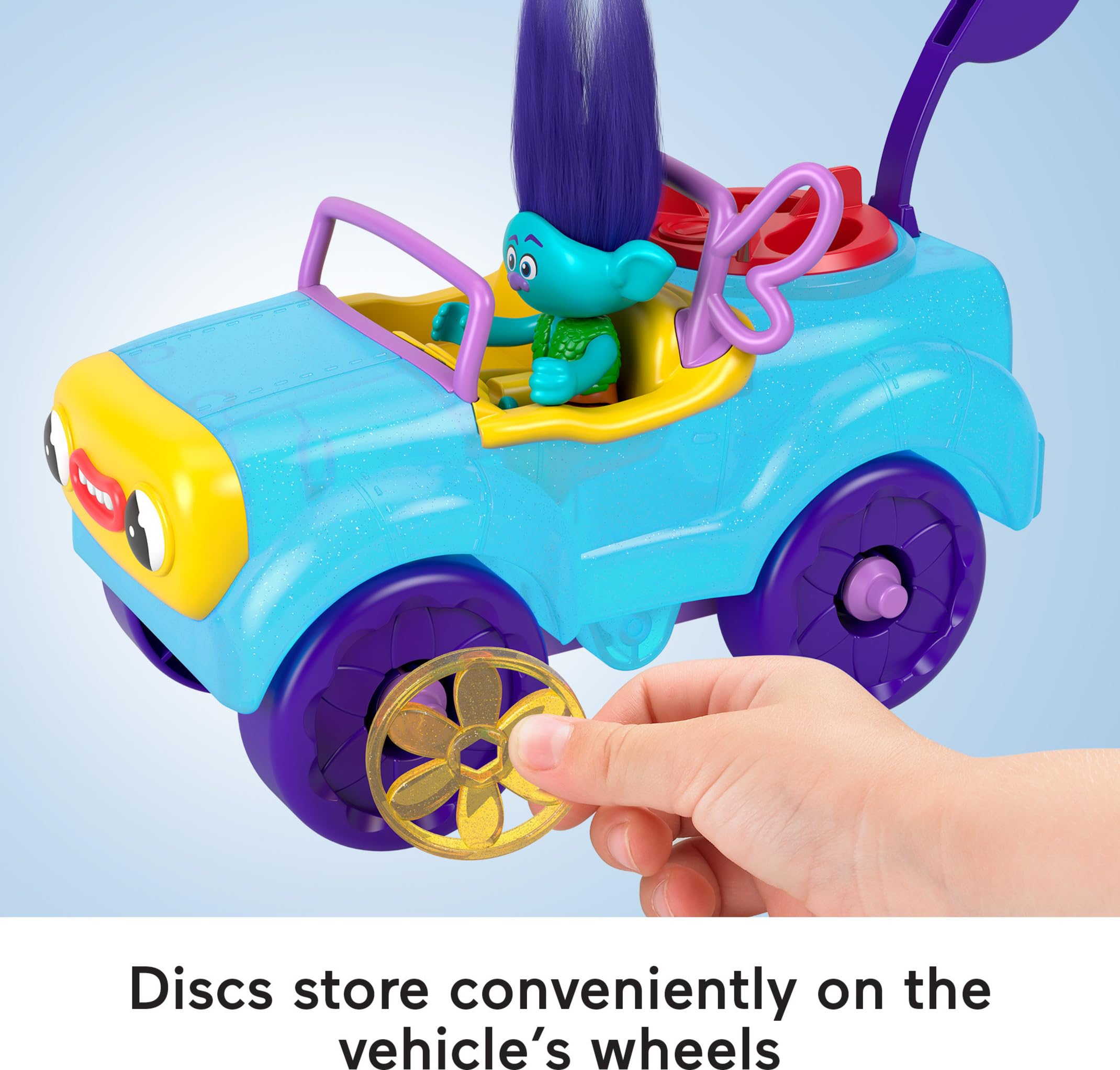 Foto 5 pulgar | Toy Fisher-price Imaginext Dreamworks Trolla El Cochecito De Branch - Venta Internacional.