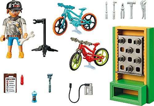 Foto 4 pulgar | Set De Regalo Playmobil Bike Workshop - Venta Internacional.