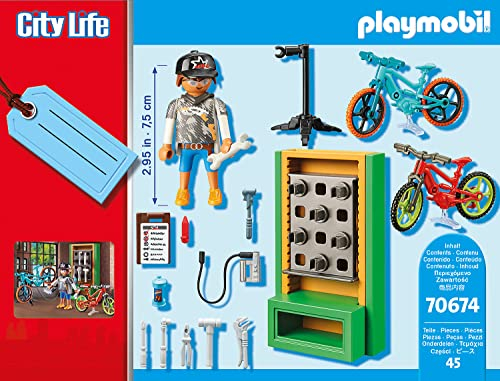 Foto 5 pulgar | Set De Regalo Playmobil Bike Workshop - Venta Internacional.