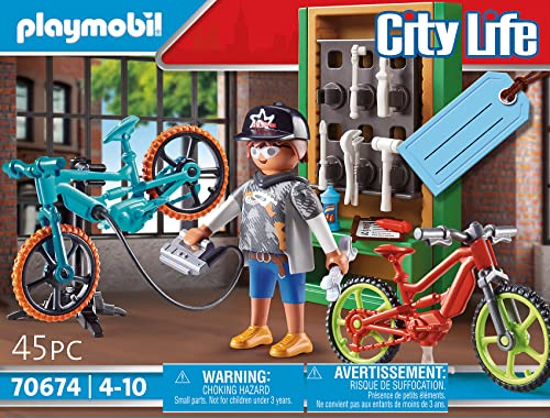 Foto 6 pulgar | Set De Regalo Playmobil Bike Workshop - Venta Internacional.