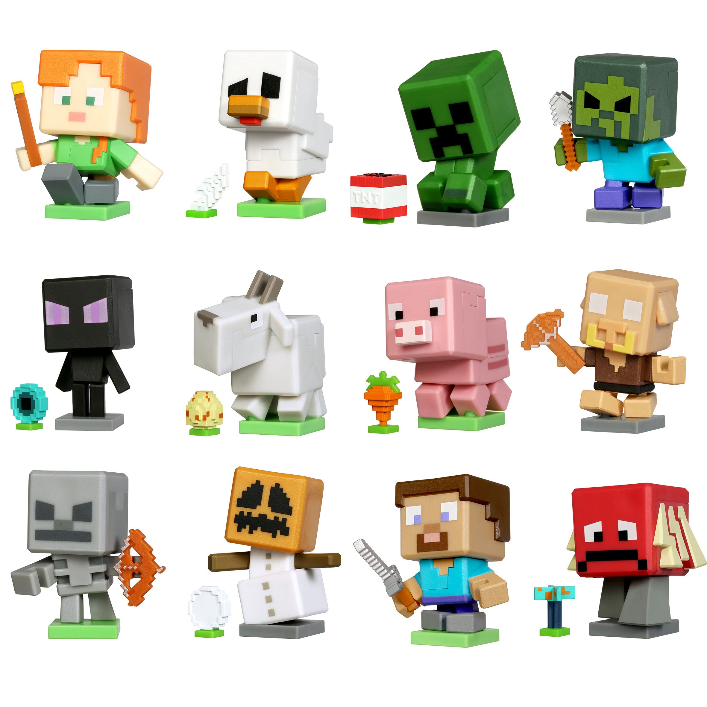 Foto 4 pulgar | Toy Treasure X Minecraft Overworld Mine & Craft Con 10 Niveles - Venta Internacional.