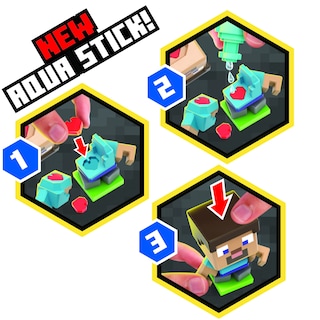 Foto 6 | Toy Treasure X Minecraft Overworld Mine & Craft Con 10 Niveles - Venta Internacional.