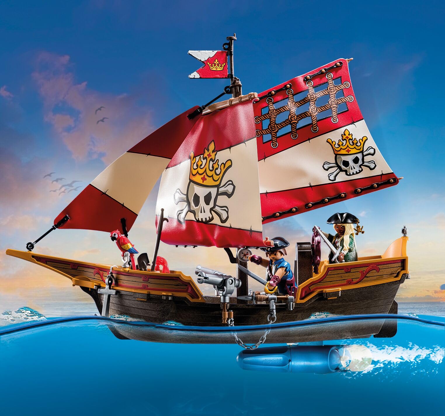 Foto 3 pulgar | Barco Pirata Playmobil 71418 Con 2 Figuras Y 98 Accesorios - Venta Internacional.