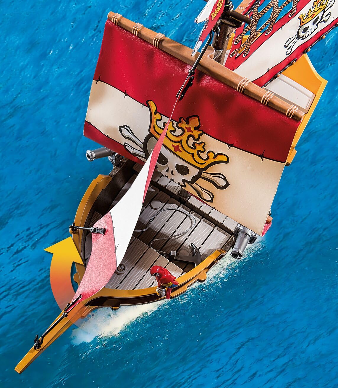 Foto 5 pulgar | Barco Pirata Playmobil 71418 Con 2 Figuras Y 98 Accesorios - Venta Internacional.