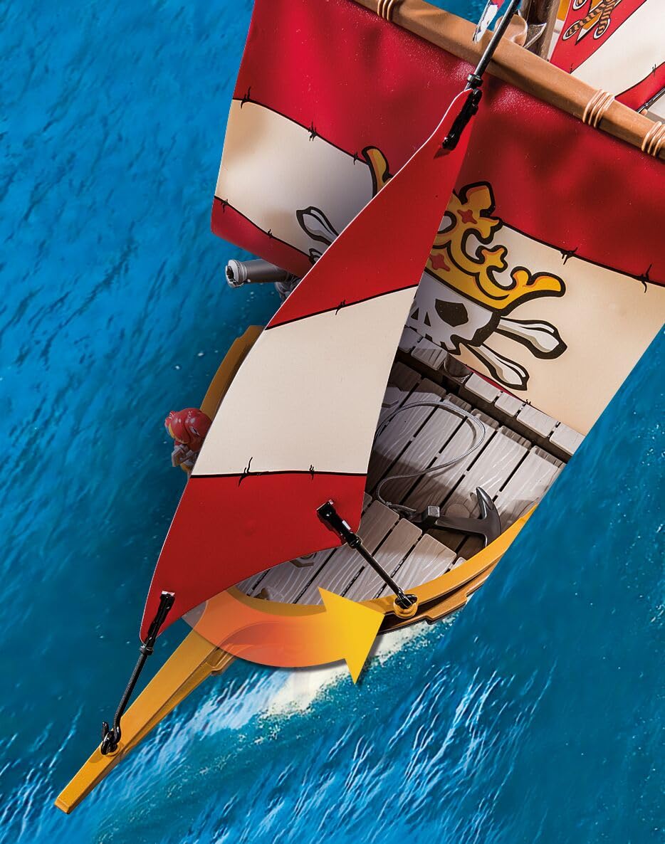 Foto 6 pulgar | Barco Pirata Playmobil 71418 Con 2 Figuras Y 98 Accesorios - Venta Internacional.