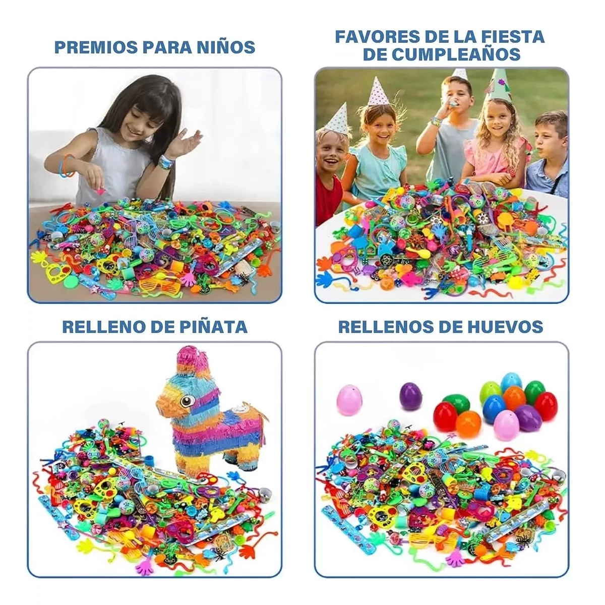 Foto 5 pulgar | 200pcs Juguetes Piñata Toys Fiesta Regalo Cumpleaño Niño