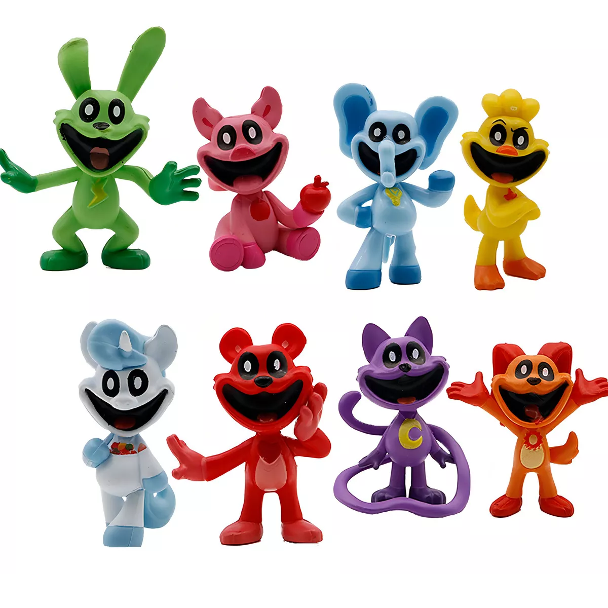 Foto 3 pulgar | 8pcs Poppy Playtime Smiling Critters Figura Juguete Modelo