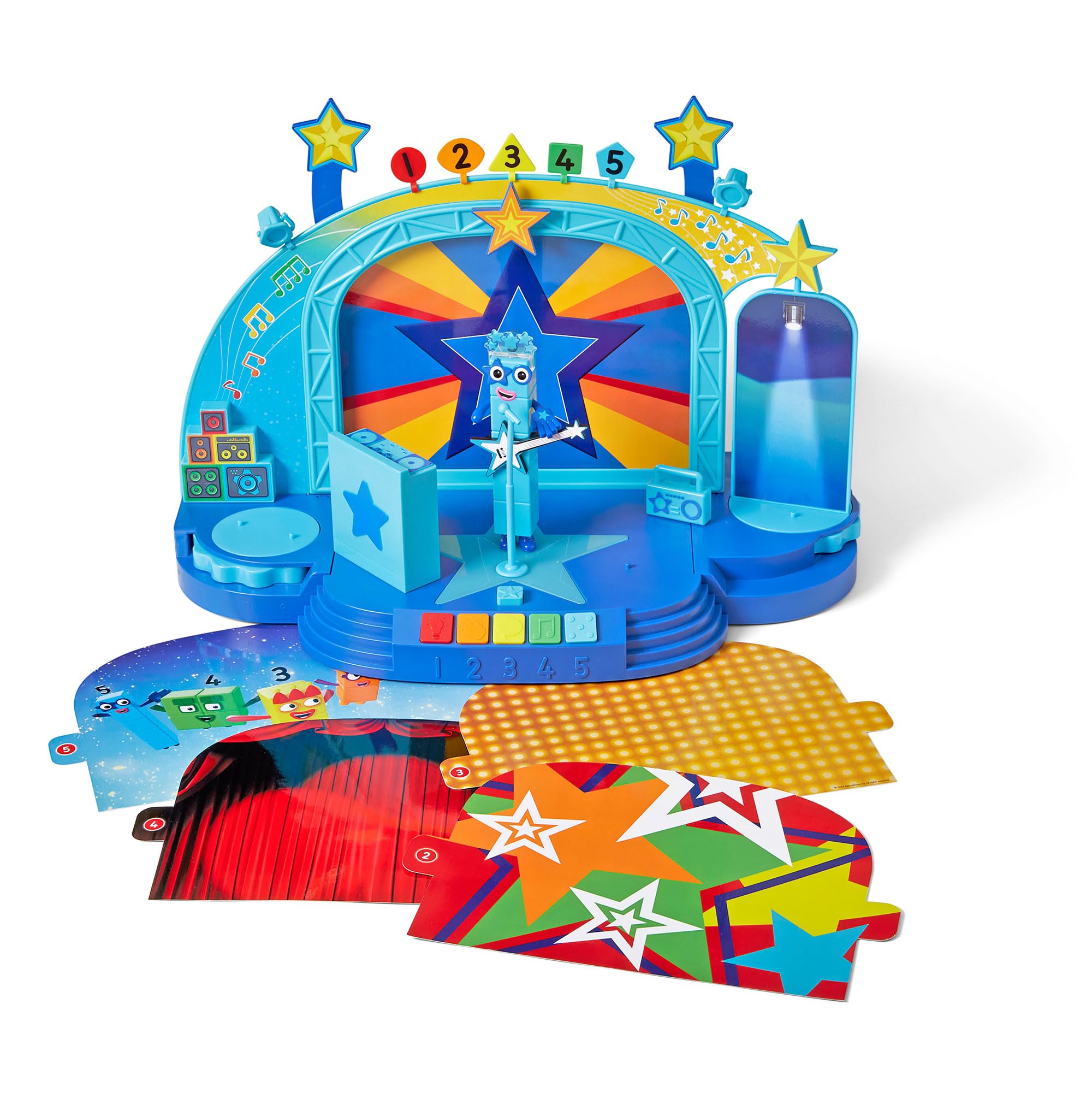 Foto 5 pulgar | Playset Hand2mind Numberblock Five's Musical Superstar Stage - Venta Internacional.