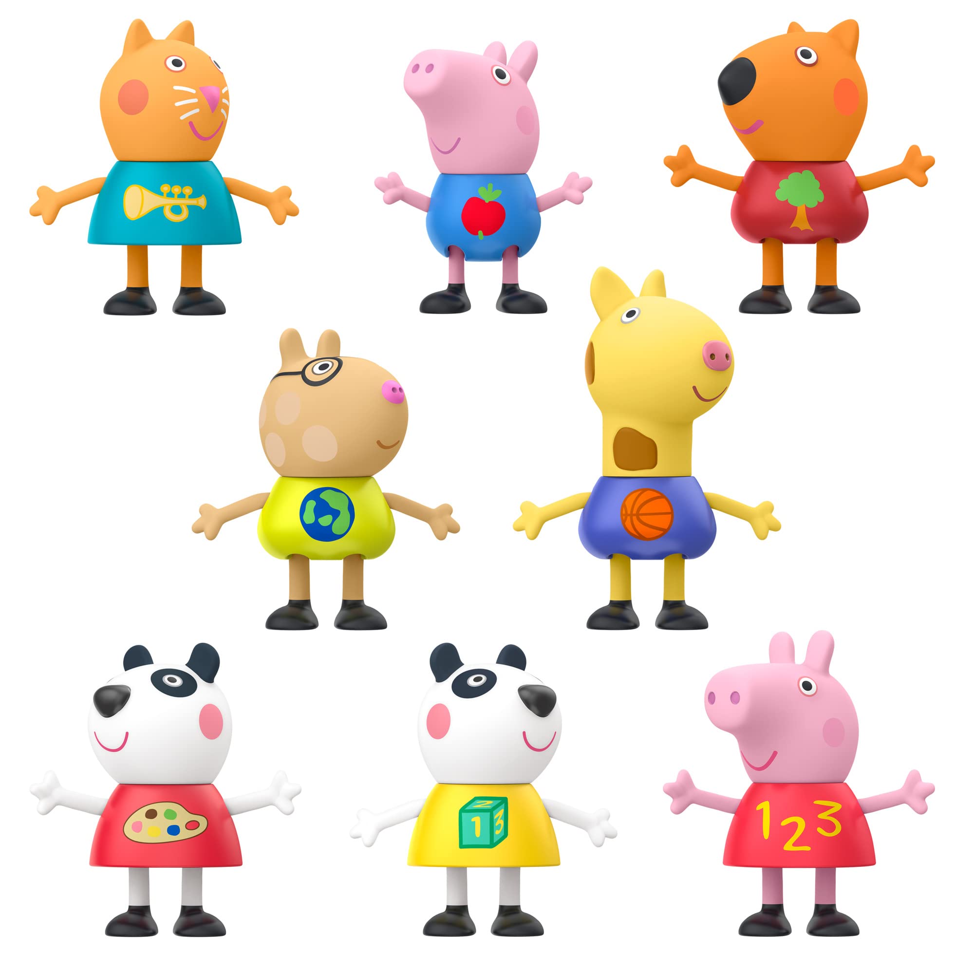 Foto 3 pulgar | Figuras De Juguete De Peppa Pig Para El Aula Escolar, Paquete De 8 Unidades Para Niños Mayores De 3 Años - Vent