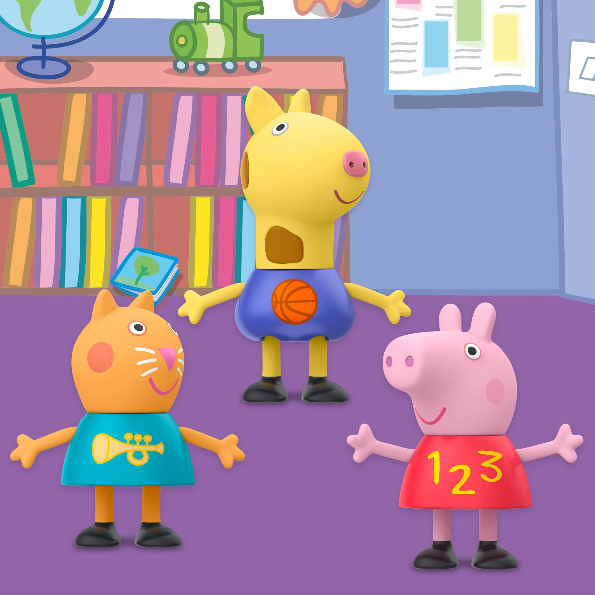 Foto 5 pulgar | Figuras De Juguete De Peppa Pig Para El Aula Escolar, Paquete De 8 Unidades Para Niños Mayores De 3 Años - Vent