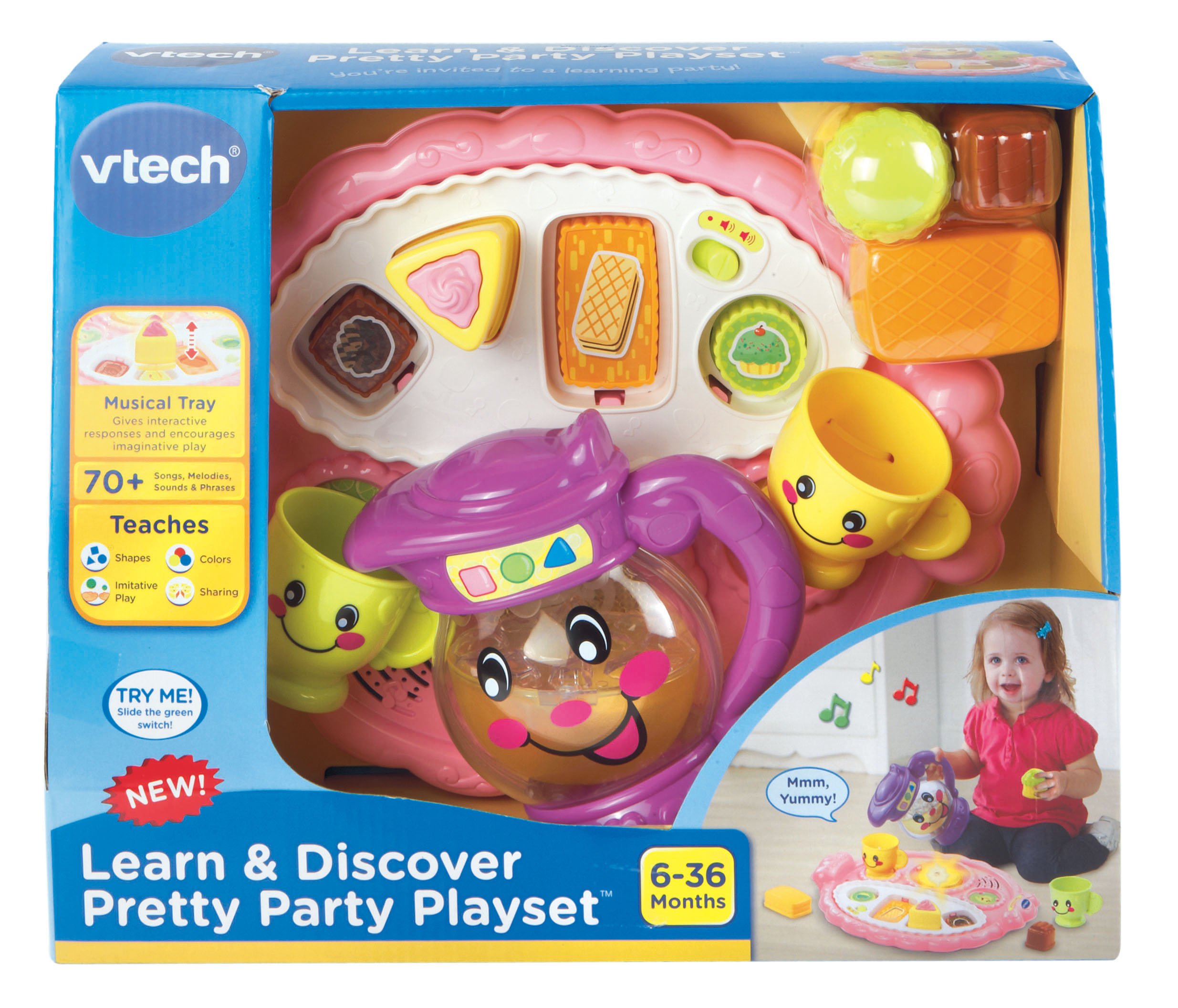 Foto 5 pulgar | Playset Vtech Learn And Discover Pretty Party De Más De 6 Millones Con Sonido - Venta Internacional.