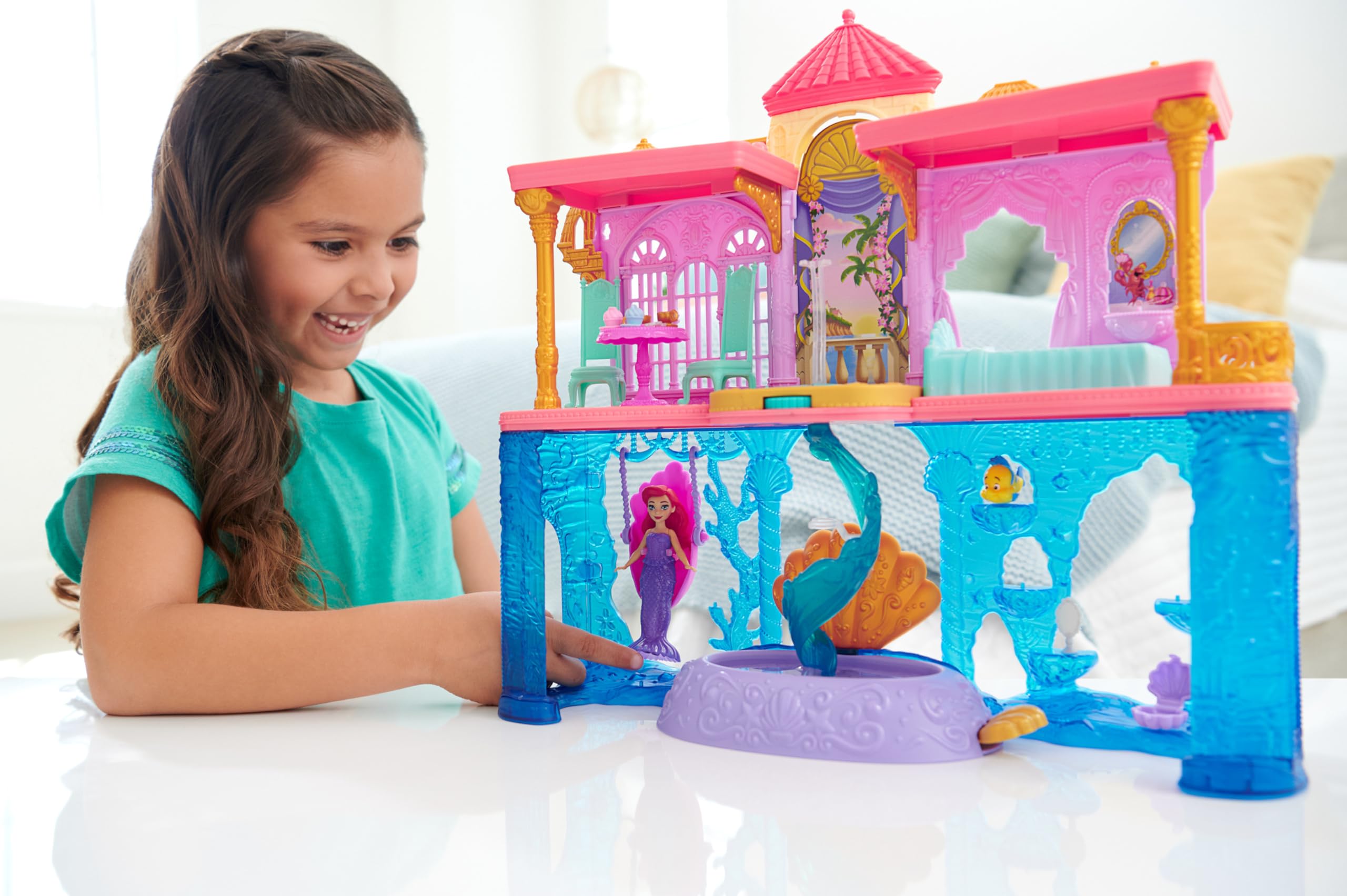 Foto 2 | Castillo de Juguete Mattel Disney Princess La Sirenita Ariel - Venta Internacional